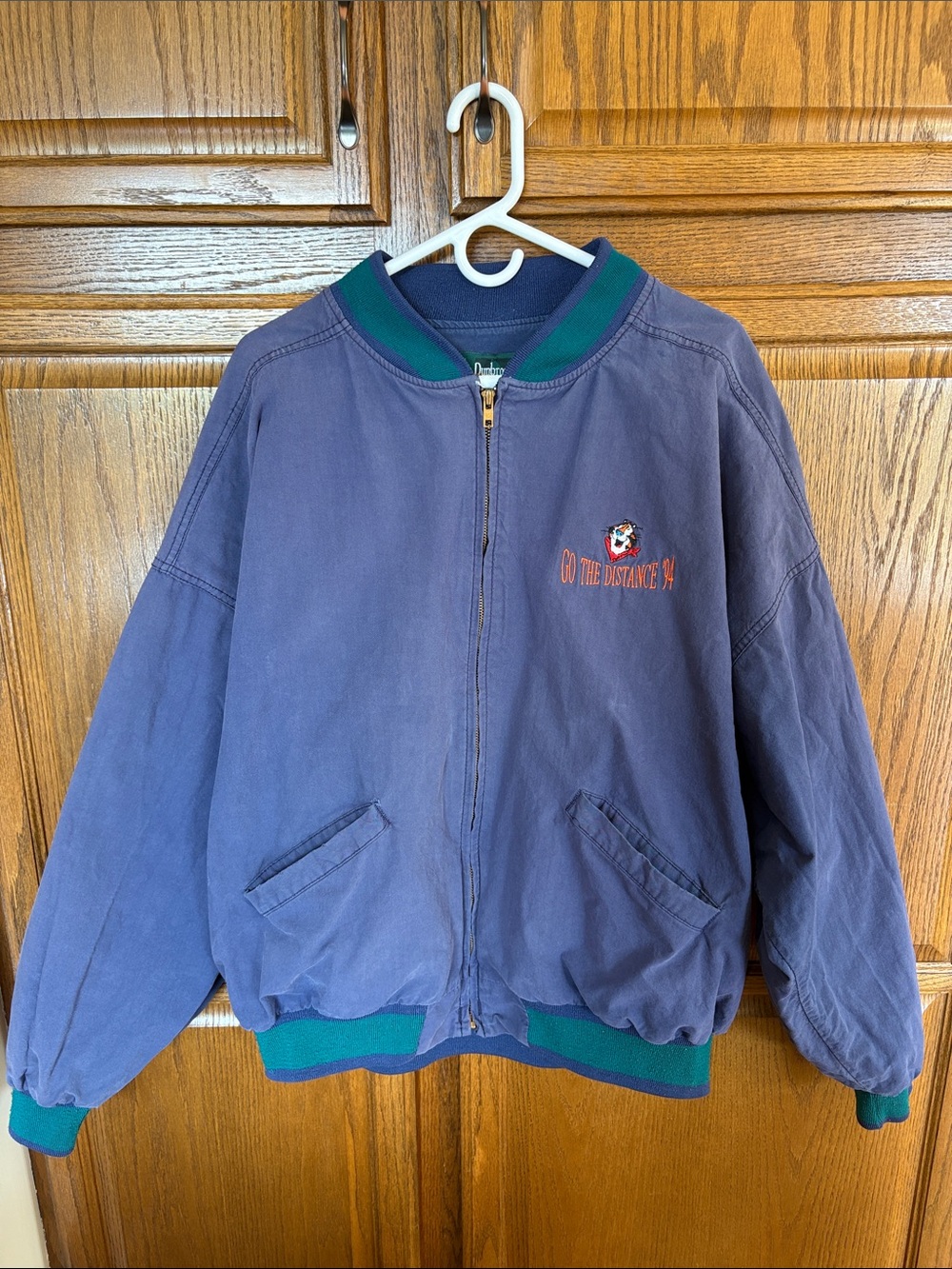Vintage Dunbrooke Men’s Navy Bomber Jacket